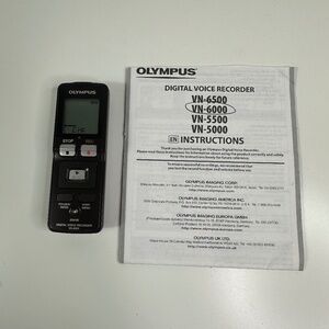 Olympus Digital Voice Recorder VN-6000 Works